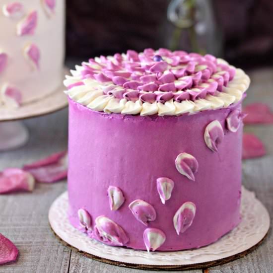 Radiant Orchid Mini Cakes