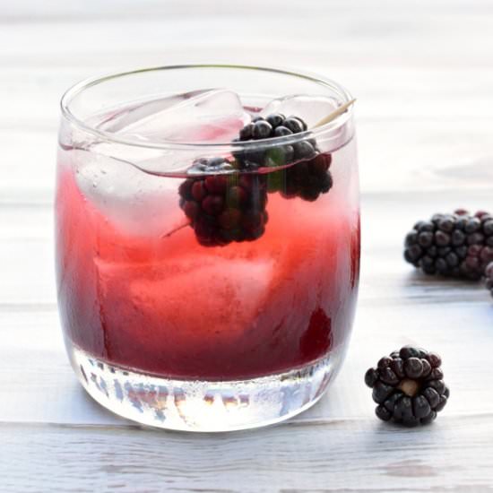 Blackberry Vanilla Cocktail