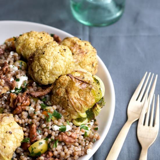 Winter couscous salad