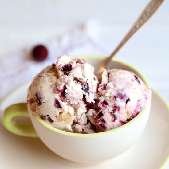 Cherry Cheesecake Magic Ice Cream