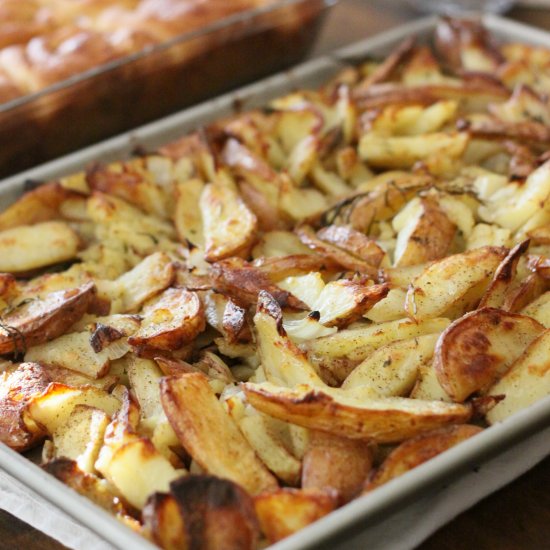 Rosemary Roasted Potatoes & Onions