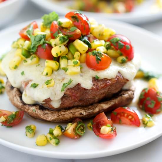 Mexican Turkey Burgers with Salsa