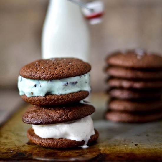 Chocolate Ice Cream Sandwiches