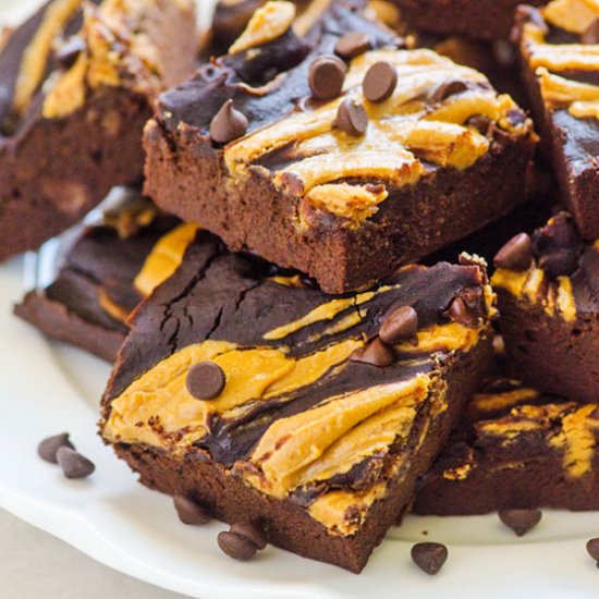 Peanut Butter Black Bean Brownies