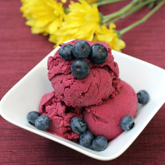 Blueberry Ice Cream