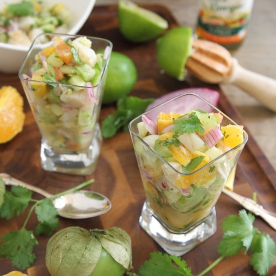 Grilled Scallop Citrus Ceviche