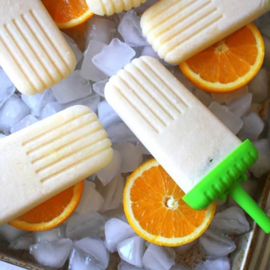 Vegan Orange Creamsicles!