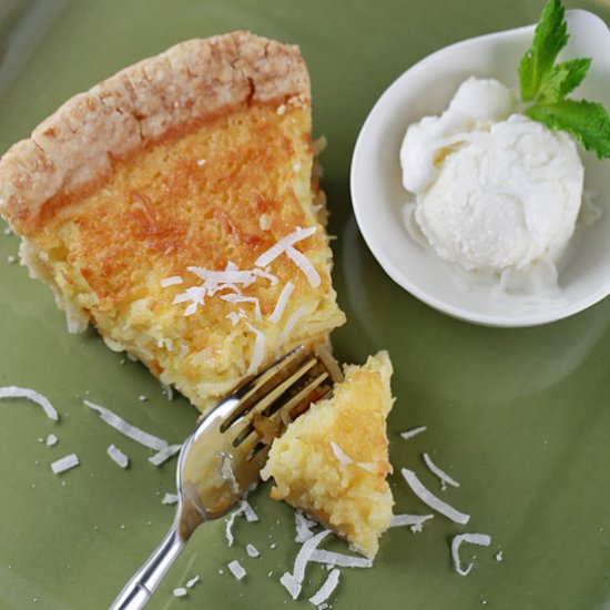 Coconut Custard Pie