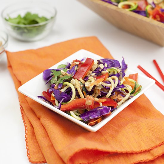 Raw Pad Thai with Peanut Sauce