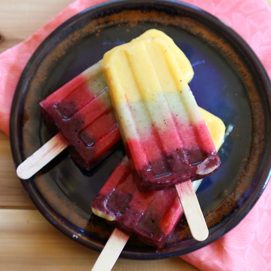 Fruit Salad Popsicles