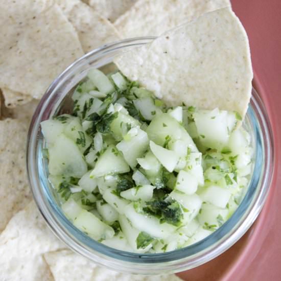 Chayote Cucumber Salsa