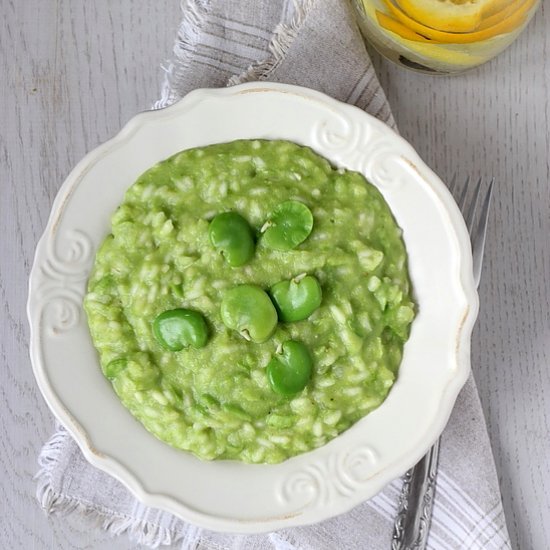 Broad Bean Risotto