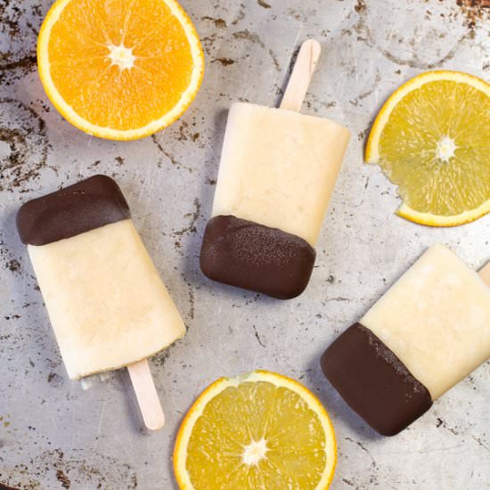 Dark Chocolate Orange Creamsicles