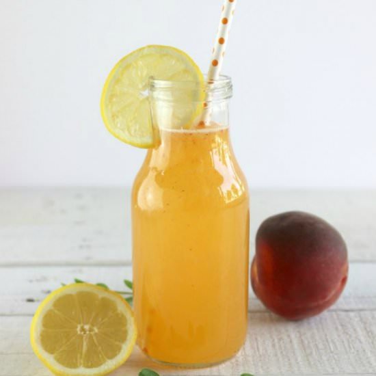 Freshly Squeezed Peach Lemonade