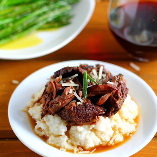 Crockpot Chianti Short Ribs