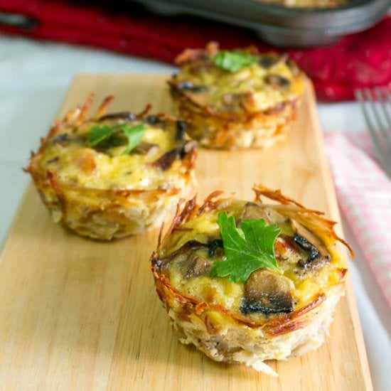 Potato-Crusted Mini Quiche