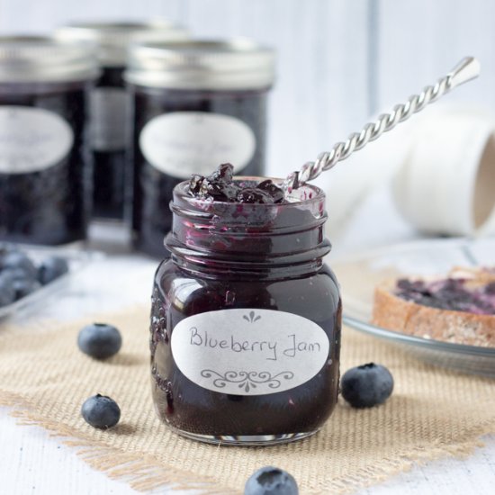 Easy 3-Ingredient Blueberry Jam