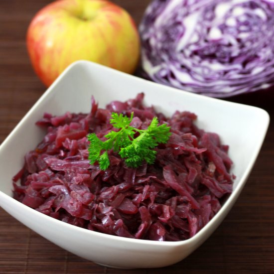 Traditional German Rotkohl