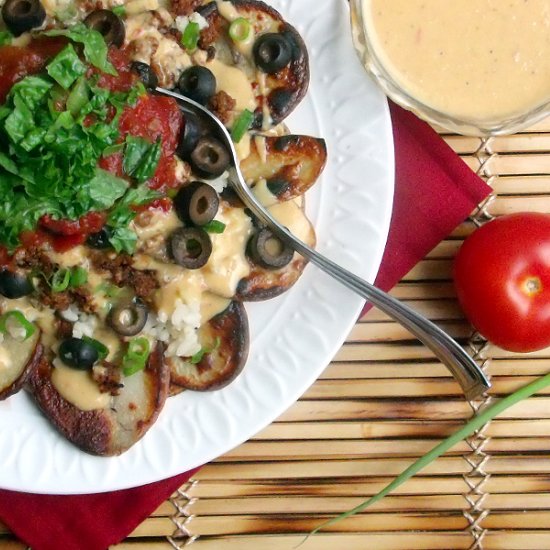 Fully Loaded Breakfast Potato Nachos