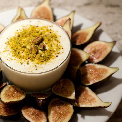 Ricotta Pistachio Dip with Figs