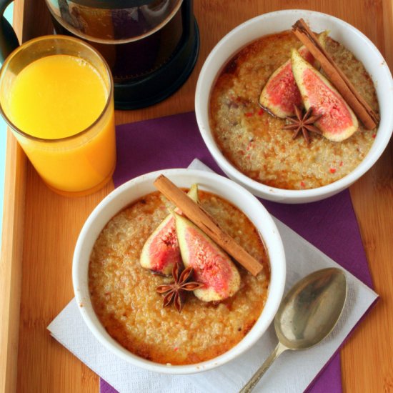 Quinoa Porridge with Figs