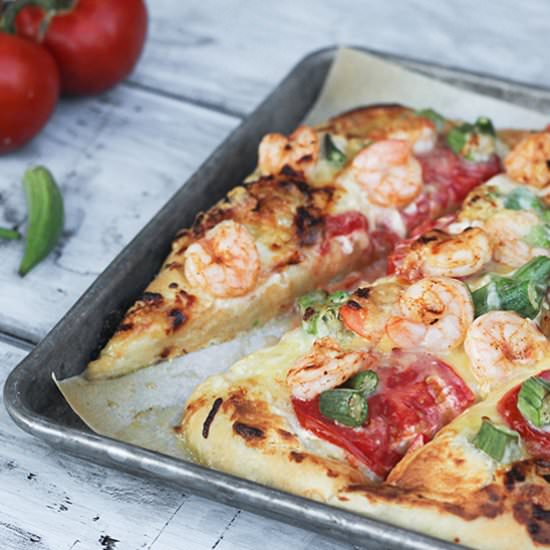 Creole Shrimp Pizza