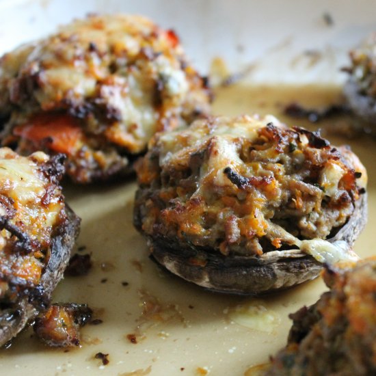 Filled Portobello Mushrooms