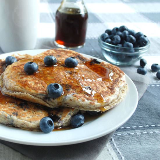 Blueberry Power Pancakes