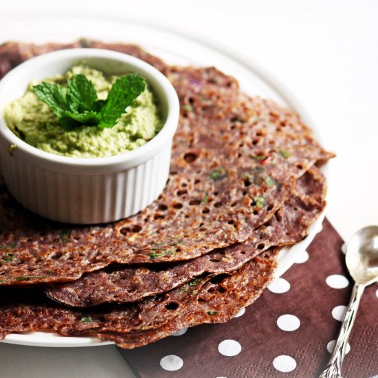 Millet Crepes / Ragi Dosa