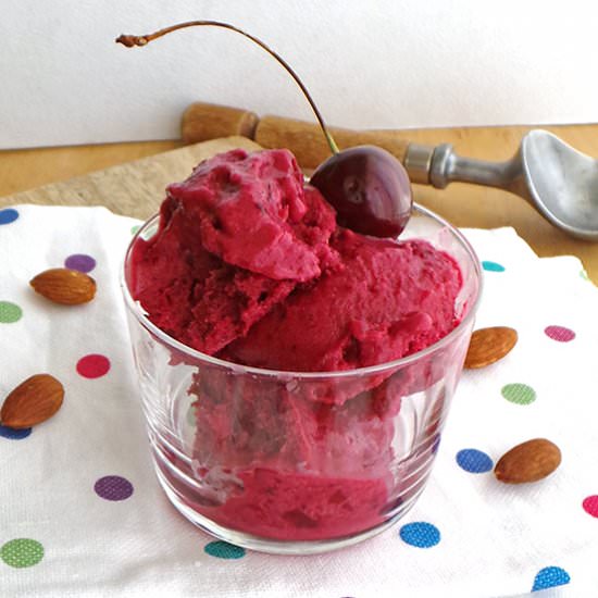 Sweet Cherry & Amaretto Ice Cream