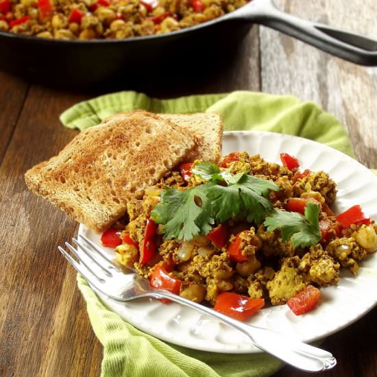 Tofu Scramble Masala