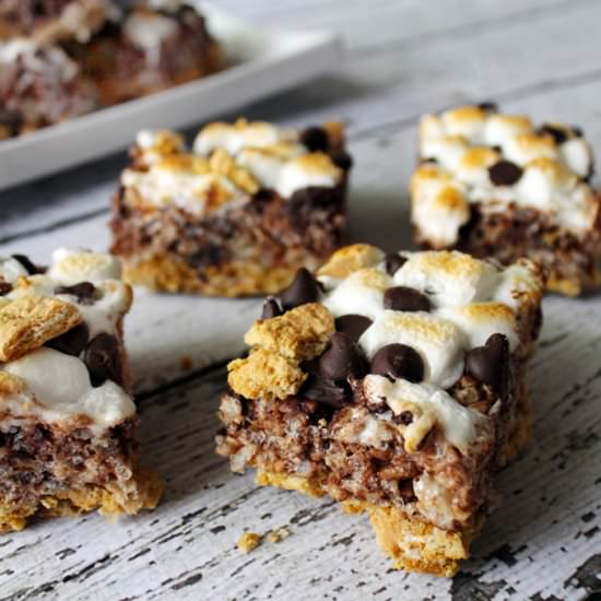 S’mores Rice Krispie Treats