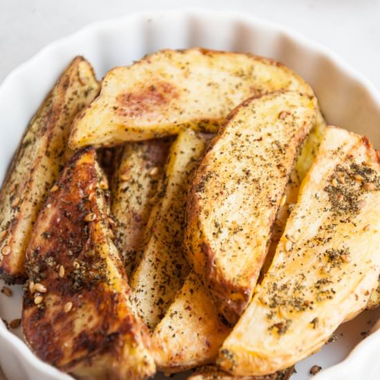 Zaatar Spiced Oven Fries