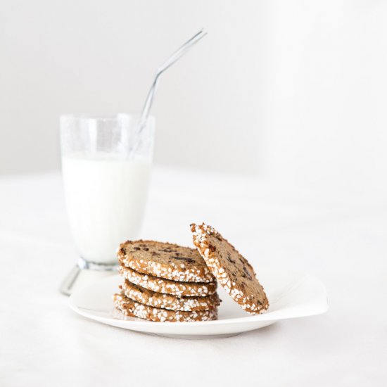 Lemon and Sultana Rye Cookies