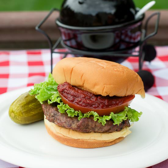 Beef and Tomato Burger