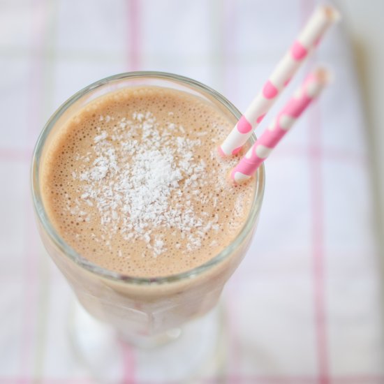 Banana & Coconut Coffee Shake