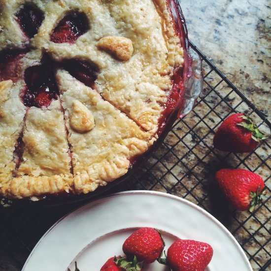 Strawberry Cherry Pie