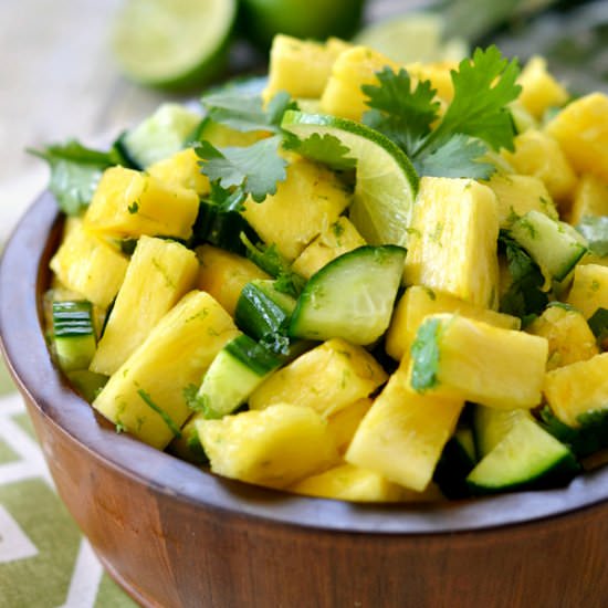 Pineapple Cucumber Salad