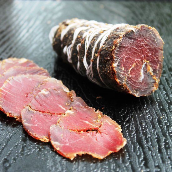 Homemade Cured Beef Bresaola