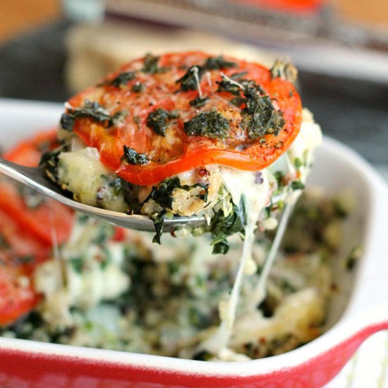 Caprese Quinoa Casserole