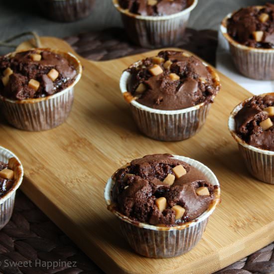 Chocolate Caramel Muffins