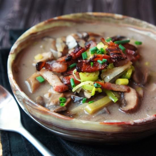 Paleo Cream of Mushroom Soup