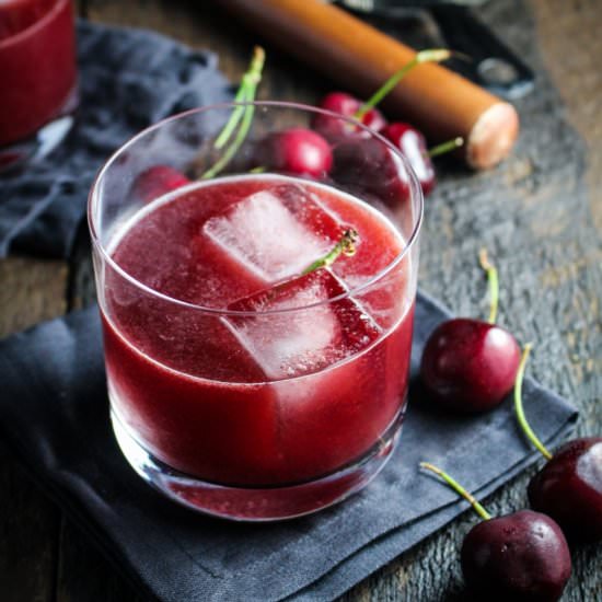 Cherry-Bourbon Soda