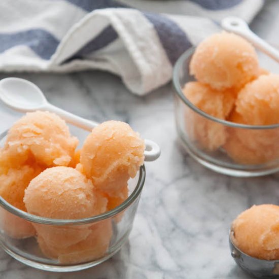 Cantaloupe Sorbet