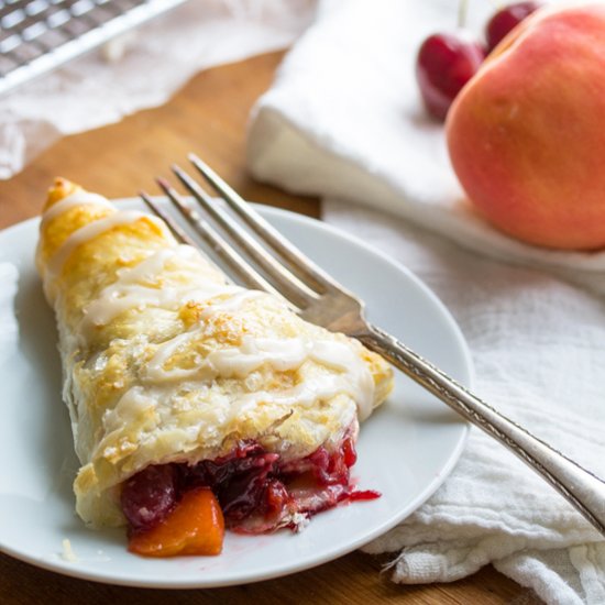 Cherry Peach Turnovers