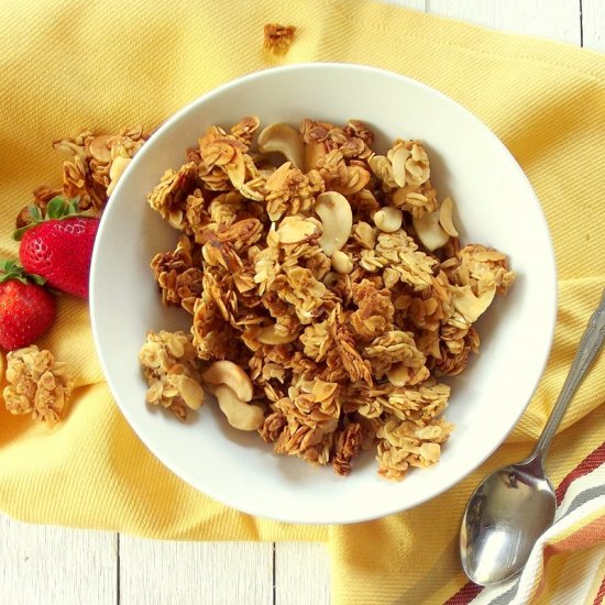 Ginger Coconut Milk Granola