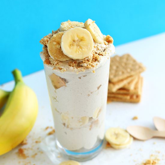 Vegan Banana Cream Pie Blizzard