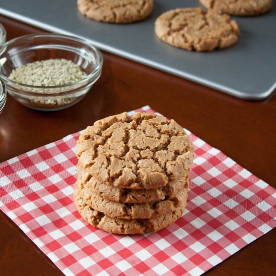 GF Spiced Cashew Butter Cookies