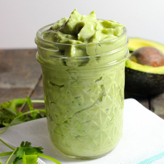 Quick Creamy Avocado Dressing