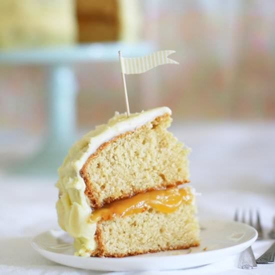 Lemon Coconut Layer Cake